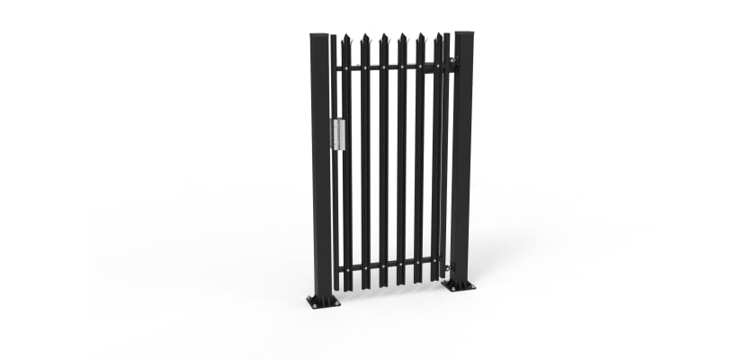 Black Palisade Pedestrian Gate