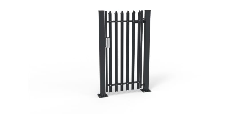 Anthracite Grey Palisade Pedestrian Gate