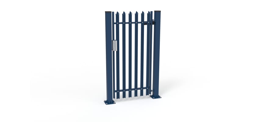Gentian Blue Palisade Pedestrian Gate