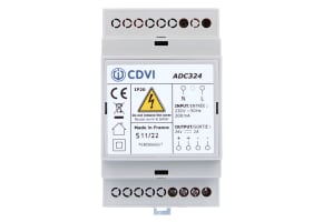 CDVI ADC324 - 24V DC 2A Switch Mode Din Rail Power Supply