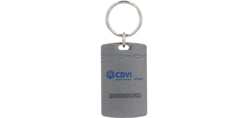 Grey Proximity Fob With Keyring