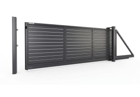 Home Inclusive 230 Steel Automatic Cantilever Gate