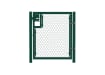 Green 1.2m High Chain Link Single Leaf Gate Kit