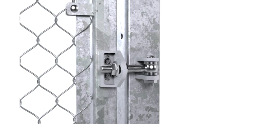 Galvanised Locinox Bolt On HD-4D Adjustable Hinges