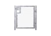 Galvanised 1.5m High Chain Link Single Leaf Gate Kit