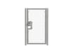 Galvanised 1.8m High Chain Link Single Leaf Gate Kit