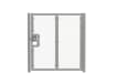 Galvanised 1.8m High Chain Link Single Leaf Gate Kit with vertical support