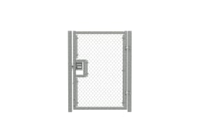 2.4m High Diamor™ Chain Link Single Leaf Gate Kit