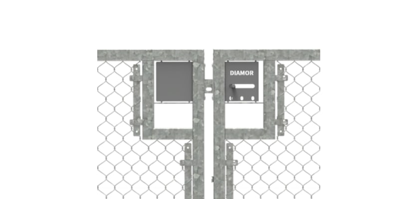 Galvanised Unislider Double Leaf Kit