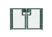 Green 1.2m High Chain Link Double Leaf Gate Kit