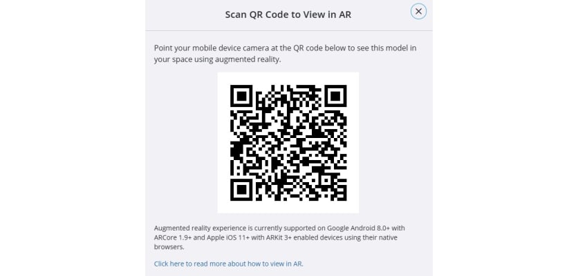 QR Code to view the Home Inclusive 229 Automatic Swing Gate in Augmented Reality