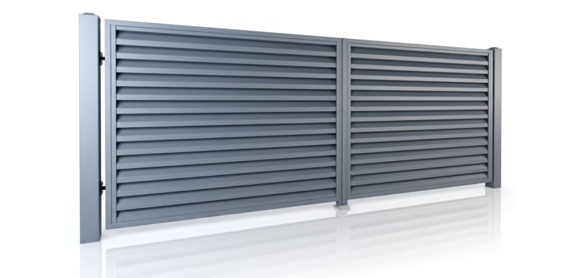 Home Inclusive 229 Steel Automatic Swing Gate - Grey Finish