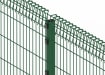 Close up of Green safe top mesh panel with post