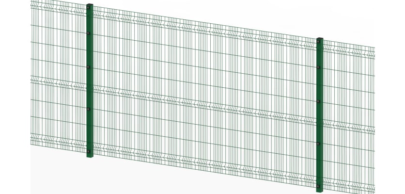 Green stripe mesh fencing kit 