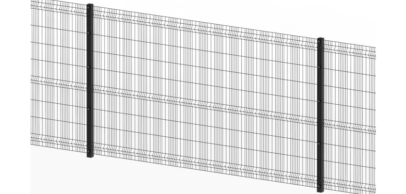 Black stripe mesh fencing kit 