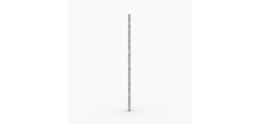 Dig in galvanised railing post