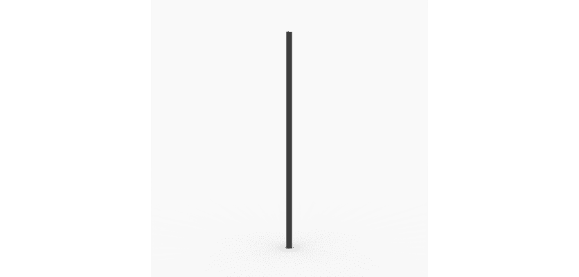 Dig in black railing post