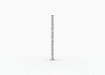 Bolt down galvanised railing post
