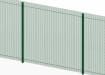 Green 358D mesh fence panel