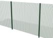 Green 358 mesh panel and posts
