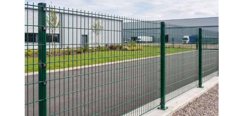 868 green twin mesh fencing kit