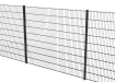 Black Mesh 868 Panel with Clamp Bar Fixings 