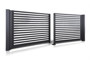 Modern AL102 Aluminium Automatic Swing Gate