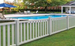 Vinyl Closed Picket Fencing