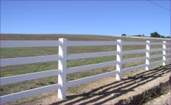 Vinyl 4 Rail Ranch Rail