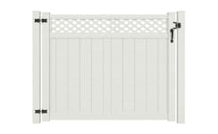 Vinyl Full Privacy Lattice Top Gates