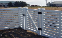 Vinyl Closed Picket Gates