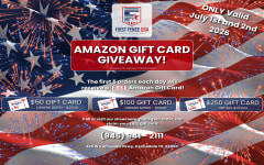 First Fence USA July 4th Special: Free Amazon Gift Cards July 1st–2nd!