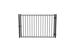 OldStead Welded Residential 2 Rail Flat Top Walk Gate - 6' Wide x 46" High