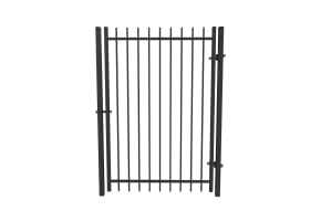 OldStead Welded Residential 2 Rail Extended Top Walk Gate - 4' Wide x 70" High