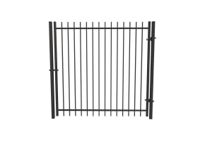 OldStead Welded Residential 2 Rail Extended Top Walk Gate - 6' Wide x 70" High