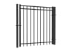 4' Wide x 70" High OldStead Welded Residential 3 Rail Flat Top Walk Gate