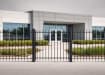 Sturdy OldStead Welded Commercial 2 Rail Walk Gate, 4 feet wide and 70 inches high, designed for durability and security.