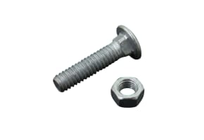 Chain Link Fencing Carriage Bolt and Nut 3/8" x 3-1/2"