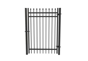 OldStead Rackable Commercial 3 Rail Spear Top Walk Gate - 4' Wide x 70" High