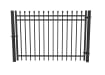 Black OldStead Rackable Commercial 3 Rail Spear Top Walk Gate 
