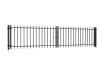  12' Wide x 46" High OldStead Welded Residential 2 Rail Extended Top Drive Gate 