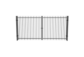 OldStead Welded Residential 2 Rail Extended Top Drive Gate - 12' Wide x 70" High