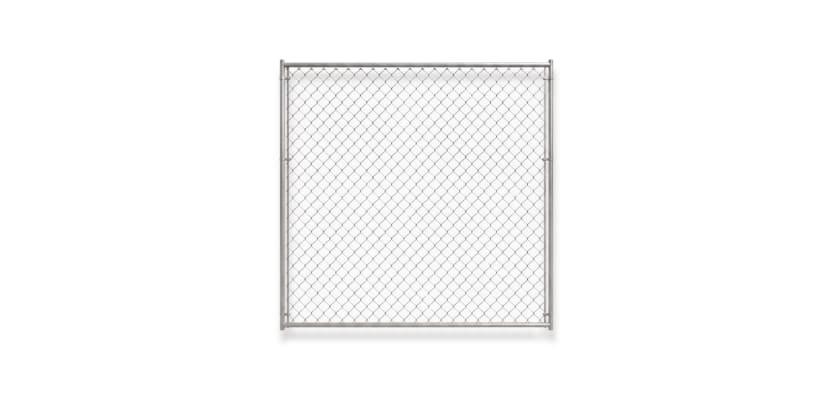 Chain Link Galvanized Commercial Walk Gate (Leaf Only) 84" Tall x 84" Wide