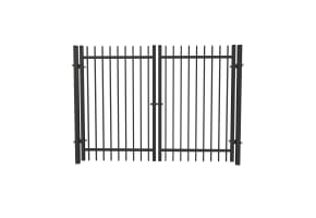 OldStead Welded Commercial 2 Rail Extended Top Drive Gate - 8' Wide x 70" High