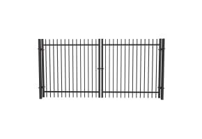 OldStead Welded Commercial 2 Rail Extended Top Drive Gate - 12' Wide x 70" High