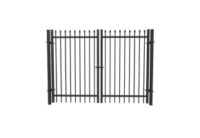 OldStead Welded Commercial 2 Rail Spear Top Drive Gate - 8' Wide x 70" High