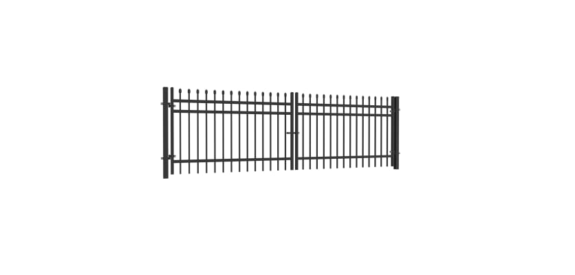 Black OldStead Rackable Commercial 3 Rail Spear Top Drive Gate