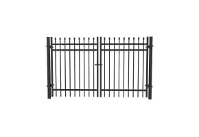 OldStead Rackable Commercial 3 Rail Spear Top Drive Gate - 8' Wide x 58" High