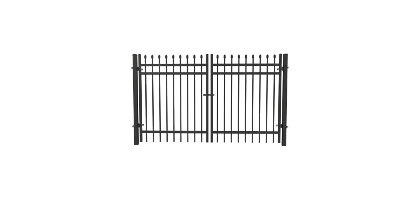 Black OldStead Rackable Commercial 3 Rail Spear Top Drive Gate