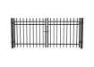 Black OldStead Rackable Commercial 3 Rail Spear Top Drive Gate